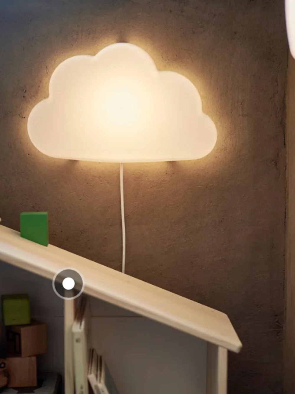 IKEA - UPPLYST LED wall lamp, cloud white